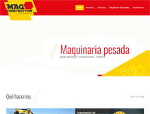 Tablet Screenshot of maqconstruction.com